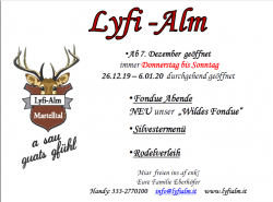 Start Wintersaison 2019